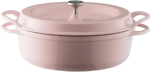 Miniatura 23 de Olla para Horno Holandés Vermicular Olla de Hierro Fundido Esmaltada No Tóxica 18 cm (1.8 Qt) Apto para Horno Compatible con Inducción