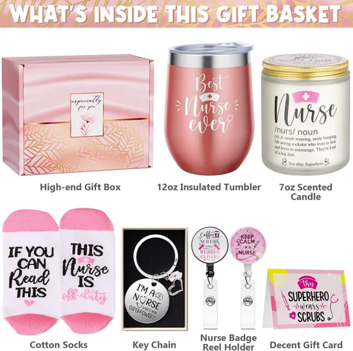 Miniatura 3 de MAYICIVO Regalos de Enfermera para Mujeres, Regalos de Navidad para Enfermeras Escolares, Regalo de Apreciación de Enfermeras RN, Regalo