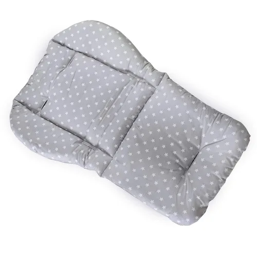Miniatura 2 de Twoworld Cojín para silla alta, cojín de asiento de bebé grueso grande para silla de bebé, funda de almohadilla transpirable (gris de moda)