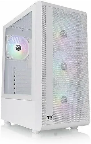 Miniatura 4 de Chasis de Computadora de Torre Media S200 Plus TG ARGB; 4 Ventiladores ARGB de 120 mm Preinstalados; Panel Frontal de Malla; Ventana Lateral TG