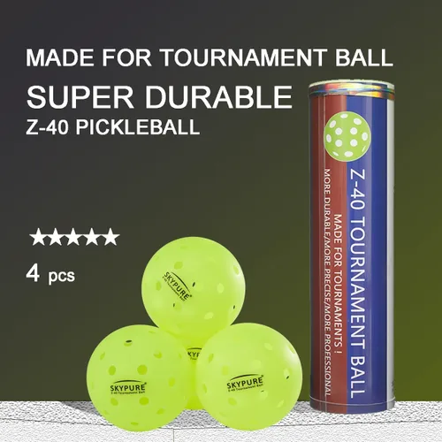 Miniatura 2 de Pelotas de pickleball Z40 para exteriores – Aprobado por USAPA de 40 hoyos de una sola pieza sin costuras para jugar en torneos, entrenamiento y 1