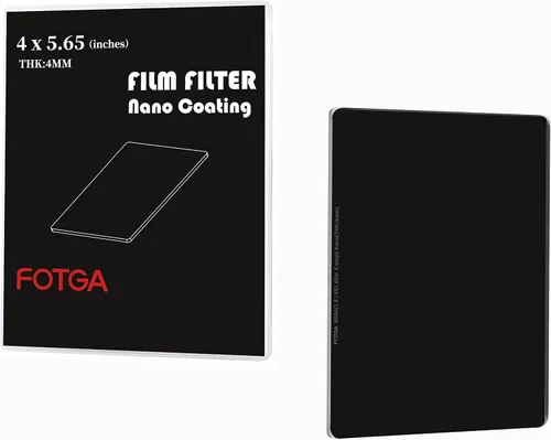 Miniatura 2 de Fotga Pro Glass Cine 4X5.65 ND64 1.8 Filtro de densidad neutra 6 paradas MC Nano Recubrimiento Filtro ND de 0.157 in de grosor para caja mate de 4 x