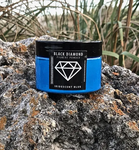 Miniatura 8 de Pigmento en polvo de mica "azul iridiscente" de 153g/5.4oz (Epoxi, pintura, color, arte) Black Diamond Pigments