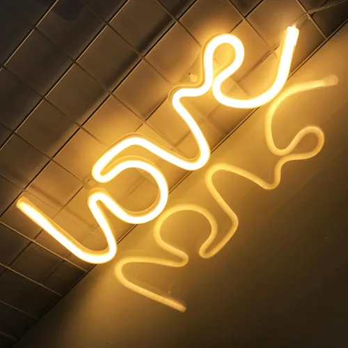 Miniatura 19 de Letreros de neón de nube, luz LED para decoración de pared, funciona con pilas o USB, para dormitorio, estética, habitación de adolescentes, niñas