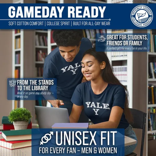 Miniatura 115 de Campus Colors NCAA - Camiseta de algodón para adulto, unisex, para el día del juego Azul marino