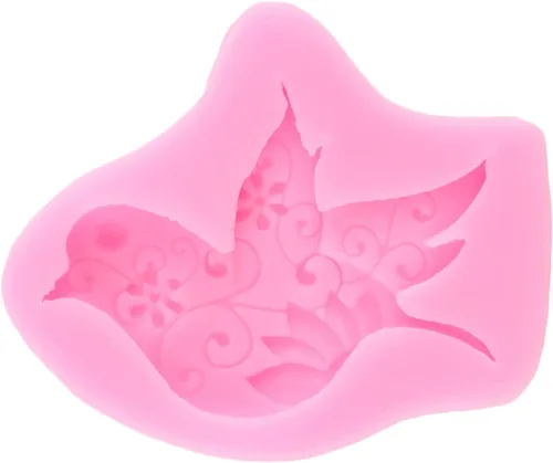 Miniatura 9 de Mujiang Molde de silicona de comunión para fondant de paloma, molde de caramelo con manos rezando para decoración de pasteles, pasta de goma