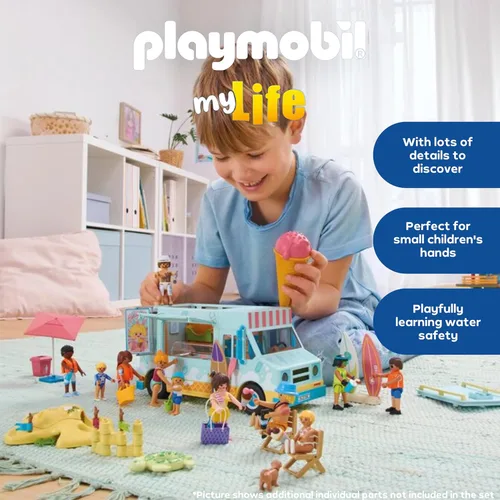 Miniatura 3 de Playmobil Diversión familiar en la playa