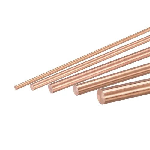 MECCANIXITY 2,3,4,5,6 in de diámetro 3.937 in de longitud de cobre sólido redondo barra de torno de barra para bricolaje artesanía 5 in 1set