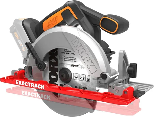 WORX Sierra circular inalámbrica de 20 V, 6-1/2 pulgadas, capacidad de bisel de 0 a 50 grados, solo herramienta WX530L.9
