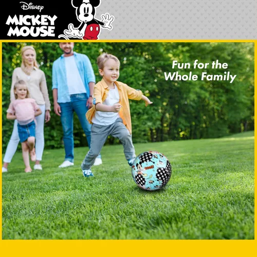Miniatura 5 de Pelota de fútbol de Mickey Mouse de Disney, Tamaños 3, 5, con licencia oficial para niños y jóvenes Mickey - Woah
