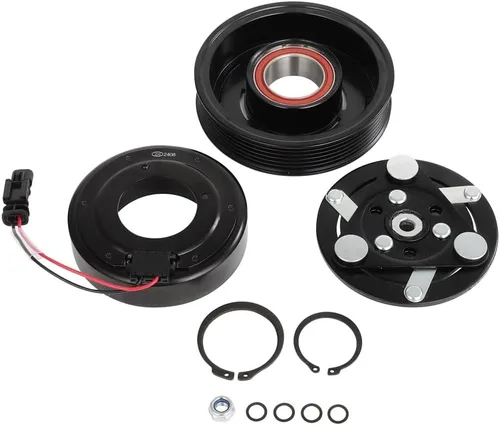 Miniatura 25 de CCIYU Embrague del compresor de CA para el coche 2001 2002 2003 2004 2005-2006 para Hyundai Santa Fe 2.7L Aire acondicionado compresor embrague
