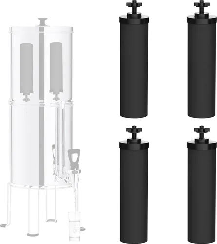 Miniatura 13 de Elementos de purificación negros certificados NSF/ANSI 42, para reemplazo de filtros de agua BB9-2®, compatible con el sistema de filtración por