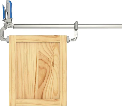 Miniatura 3 de Kreg Abrazadera de barra de ajuste automático de 8 pulgadas, autoajustable, liberación rápida con una sola mano, abrazadera para carpintería