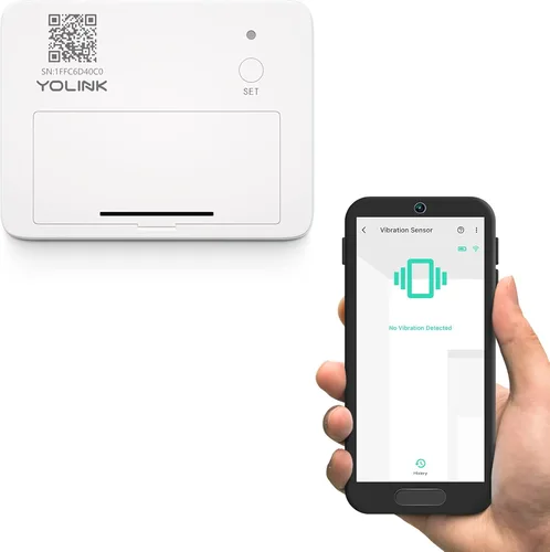 Miniatura 10 de Kit de inicio del sensor de vibración inteligente YoLink LoRa y Hub: Hub & Smart Shock, Detector de rotura de vidrio, manipulación, movimiento