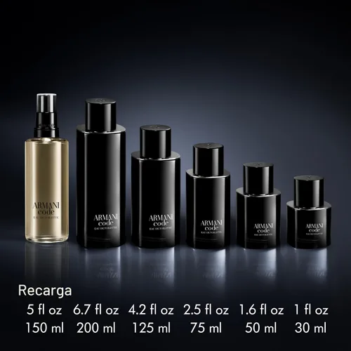 Miniatura 4 de Armani Beauty - Code - Agua de Tocador - Colonia para Hombre - Fragancia Ambar Maderada - Notas Cítricas, Lavandín, Frijol Tonka