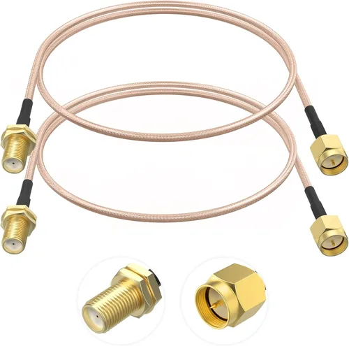 Miniatura 9 de SDTC Tech Cable coaxial SMA macho a BNC macho RG316 de puente de coleta extensor de antena adaptador de conector BNC (20 pulgadas)