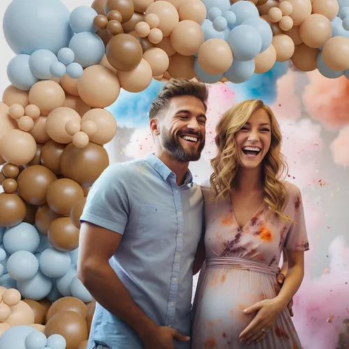 Miniatura 6 de ECEAE Kit de arco de globos con tema de oso color azul claro, beige, marrón claro y marrón, globos crema, guirnalda de globos para decoración