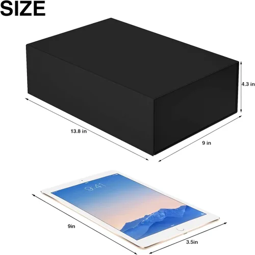 Miniatura 3 de HavrePac Paquete de 4 Cajas de Regalo Grandes 35x23x11 cm Cajas de Regalo de Lujo con Tapas, Caja de Regalo con Cierre Magnético para Empaquetado