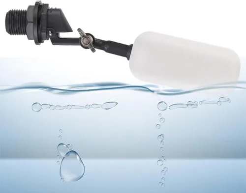 Miniatura 3 de Cxztxcl Válvula de flotador, llenador automático de sistema de agua de 1/2 pulgada, brazo ajustable para estanques, válvula de bola flotante