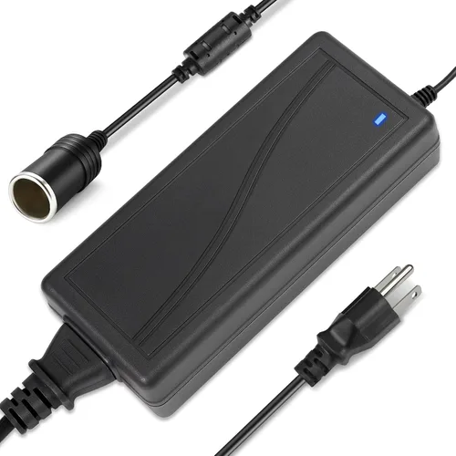 Miniatura 13 de Convertidor de 110V CA a CC 12V 2A 24W, adaptador de encendedor de cigarrillos a enchufe de pared 110-240V, adaptador de fuente de alimentación