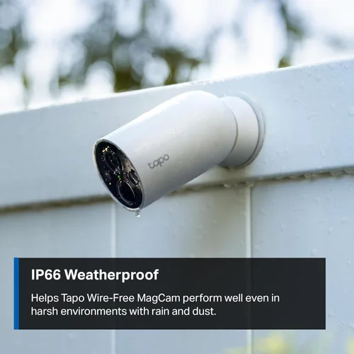 Miniatura 10 de Tapo MagCam, 2025 Wirecutter Mejor cámara de seguridad para exteriores y elección de editores PCMag, 2K, batería, cámara inalámbrica de montaje