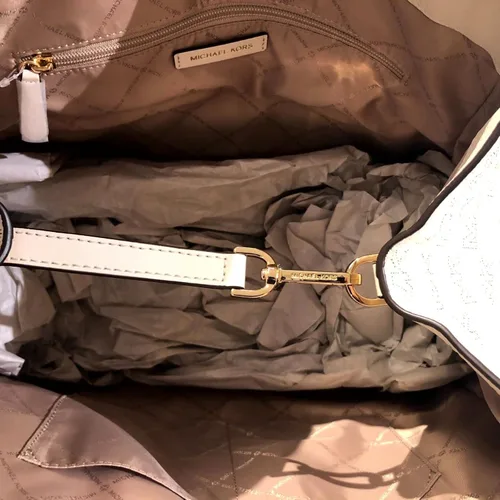Miniatura 4 de Michael Kors Alto Bolso de mano grande de cuero granulado