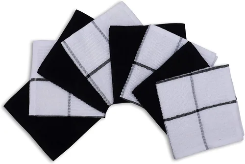 Miniatura 2 de AMOUR INFINI Juego de 8 paños de cocina para lavar platos, altamente absorbentes, súper suaves, trapos reutilizables de secado rápido para limpiar