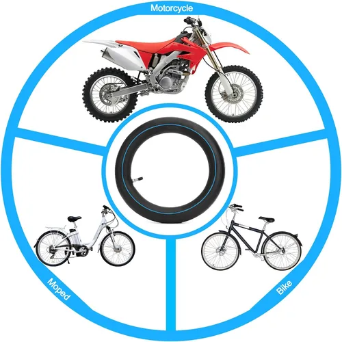 Miniatura 7 de Tubo Interior de Neumático Resistente 90/100-14 para Motocicleta Pit Dirt Bike 3.00/3.50/4.10-14 Vástago TR4