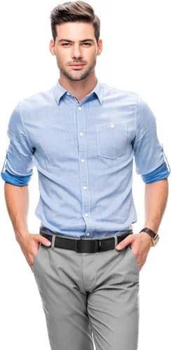 Miniatura 7 de Zitahli Cinturón para hombre, vestido de cinturón de trinquete con cuero de primera calidad de 1 38 pulgadas, cinturón deslizante con hebilla