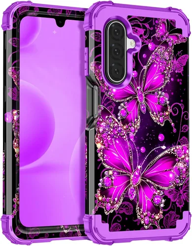 Miniatura 64 de Casetego Funda para Galaxy A16 5G, Tres Capas de Alta Resistencia Robusta a Prueba de Golpes, Protección Completa Rugosa de PC Duro + Parachoques