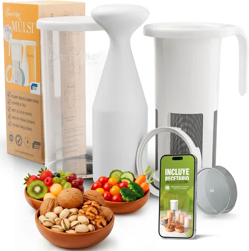 Miniatura 5 de Vegan Milker by Chufamix, herramienta de cocina para hacer leches vegetales (máquina de soja, arroz, avena y leche de nueces) o café