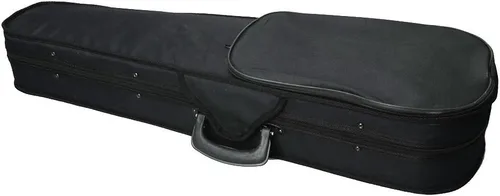 Miniatura 2 de Vasitelan Estuche rígido para violín de tamaño completo 4/4, mochila básica profesional con forma triangular, funda triangular para violín (beige)