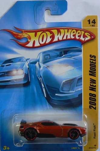 Miniatura 2 de Hot Wheels 2008 014 Nuevos Modelos Fast Fish Naranja Oscuro 2008 14 Escala 1:64