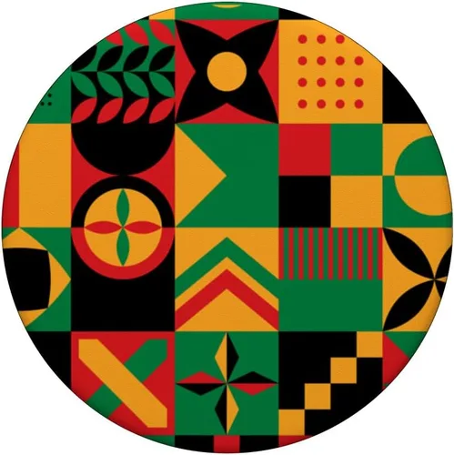 Miniatura 3 de Patrón tribal africano orgullo afroamericano historia negra PopSockets estándar PopGrip