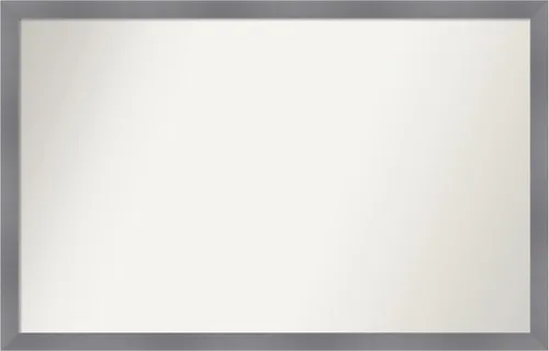 Miniatura 448 de Amanti Art Espejo personalizado, espejo de baño gris plomo a rayas, espejo de pared o espejo de tocador de baño sobre el fregadero