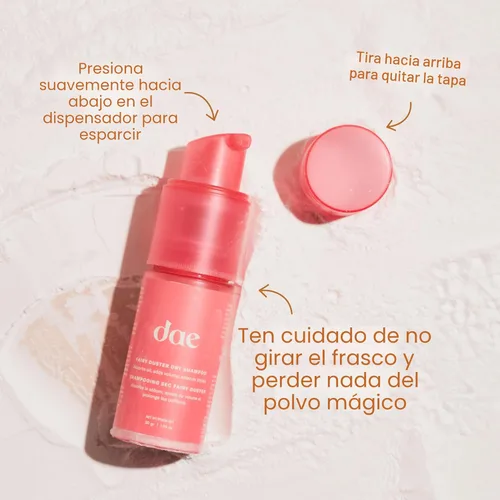 Miniatura 5 de DAE Champú en polvo seco Fairy Duster - Ingredientes naturales sin aerosol, absorbe aceite y refresca las raíces