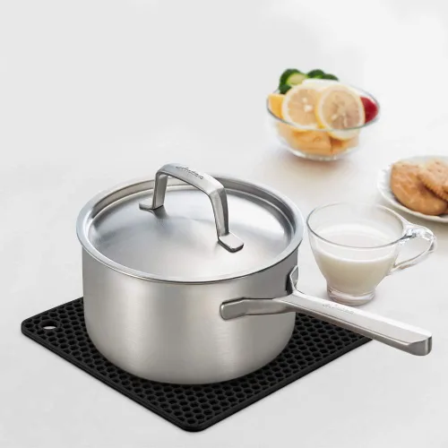Miniatura 3 de Alfombrillas de silicona para platos calientes, almohadillas calientes para encimera de cocina, posavasos antideslizantes, resistentes al calor