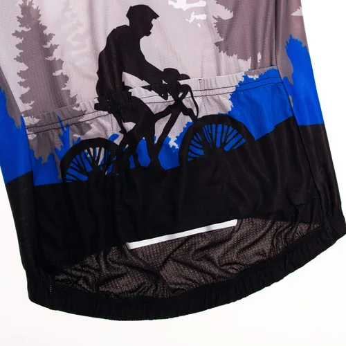 Miniatura 7 de Hombre Ciclismo Jersey cráneo bicicleta manga corta Tops Quick Dry Reflectante 3-Bolsillos S-3XL