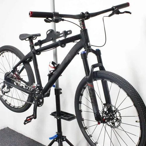 Miniatura 9 de Horquilla de suspensión BUCKLOS para bicicleta de montaña de 26/27.5/29, tubo recto de ajuste de rebote de 1.126 in QR 0.354 in de viaje, bloqueo