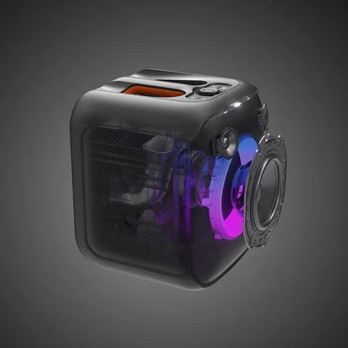 Miniatura 6 de JBL Partybox Encore Essential: sonido de 100 W, espectáculo de luz dinámico integrado y diseño a prueba de salpicaduras, color negro
