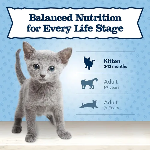 Miniatura 8 de Blue Buffalo Baby Blue - Comida seca natural para gatitos, fórmula de crecimiento saludable con DHA, receta de pollo y arroz integral, bolsa de 5