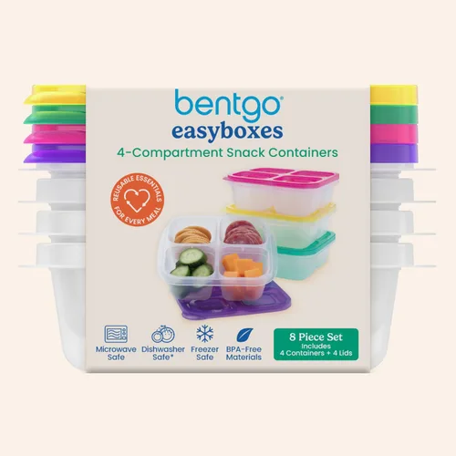 Miniatura 9 de EasyLunchboxes ELB4 - Caja para aperitivos (4 compartimentos)