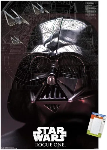 Miniatura 17 de Trends International Star Wars: Rogue One - Póster de pared de Lord Sith, 14.725 x 22.375 pulgadas, versión enmarcada de madera de granero