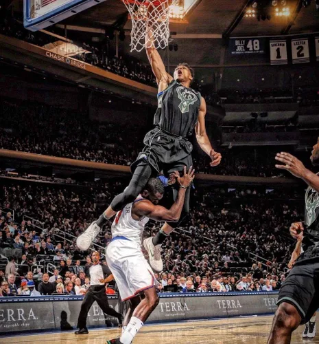 MasonArts Giannis Antetokounmpo - Póster de seda de 14 x 15 pulgadas, papel tapiz para decoración de pared, impresiones de seda para el hogar y la