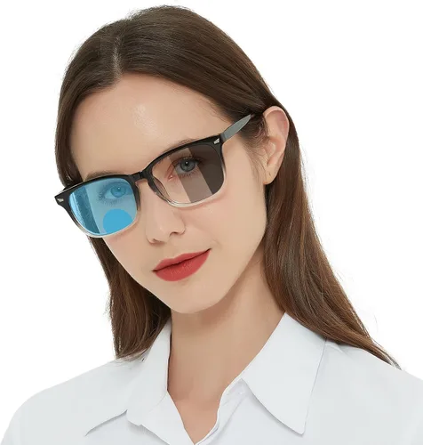 Miniatura 8 de MARE AZZURO Gafas de lectura bifocales fotocrómicas para mujer, luz azul, lectores al aire libre 1.0 1.25 1.5 1.75 2.0 2.25 2.5 2.75 3.0 3.5