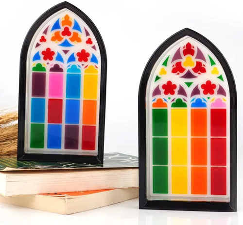 Miniatura 8 de Caja de almacenamiento, molde de resina de silicona, moldes de placa para resina epoxi, forma de ventana, contenedor de joyería, caja de fundición