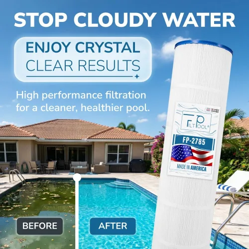 Miniatura 10 de FP-2785 - Cartucho de filtro de piscina paquete de 4 para Jandy CL340 Sustituye a R0554500 Filtración eficiente, fácil ajuste Filtpool