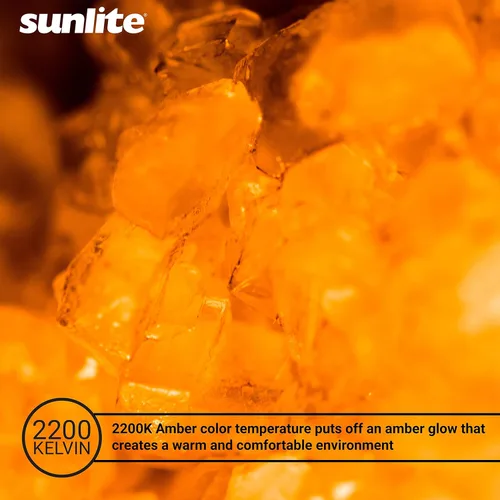 Miniatura 7 de Sunlite 80610 - Bombilla tubular de filamento LED T10, 2 vatios (equivalente a 25 W), 160 lúmenes, base E26, regulable, 4.961 in, 1 paquete de 2200