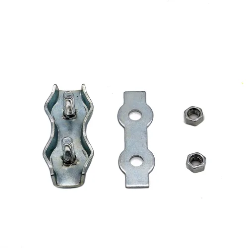Miniatura 3 de JBT 6 conectores de cuerda de polietileno M5, empalmador de acero galvanizado para alambres de vallas eléctricas (6)