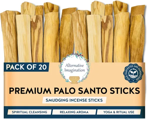 Miniatura 9 de Varillas de palo santo prémium, varillas de incienso, para purificar, limpieza, curación, meditación y alivio del estrés. 100% naturales